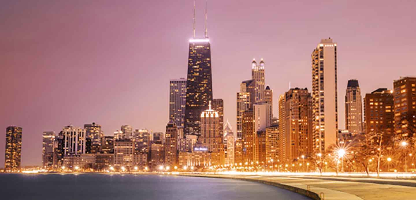 City landscape representing international trade and finance City landscape representing international trade and finance