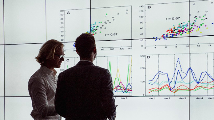 Person using a tablet phone Person using a tablet phone